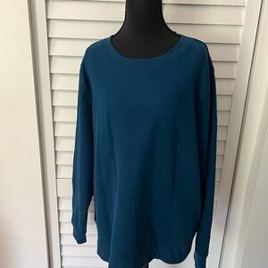 Tek Gear Blue Crew Neck Sweater Soft Knit Pullover